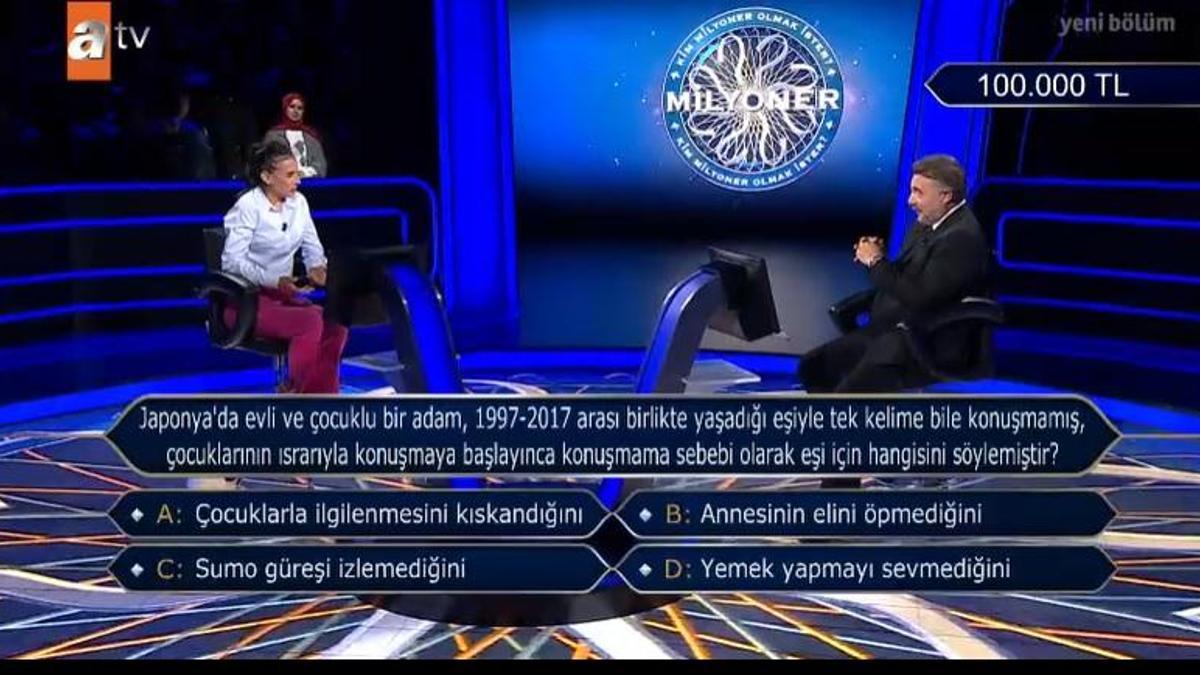 Japonya'da evli ve çocuklu bir adam eşi için hangisini söylemiştir?