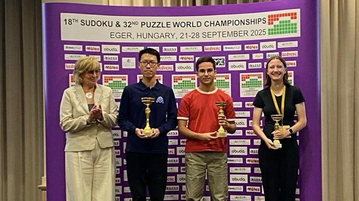 17 yaşındaki Can Erturan, Dünya Sudoku Şampiyonasında 2. oldu
