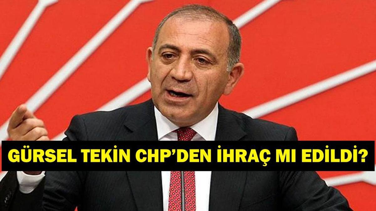 GÜRSEL TEKİN İHRAÇ MI EDİLDİ? Gürsel Tekin ve Çağrı Heyeti CHP'den İhraç Mı Edildi, Neden? CHP'den Son Dakika Açıklaması!