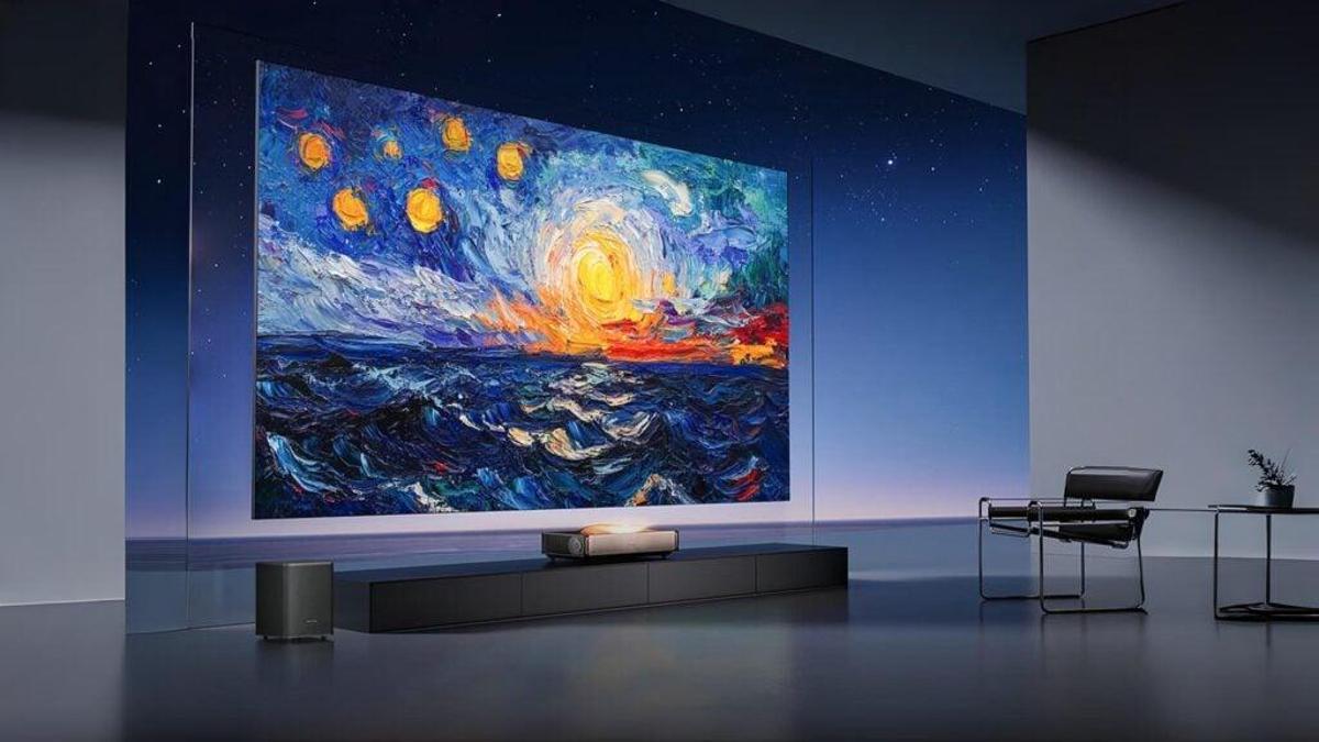 Dünyanın İlk 150 İnç Sesli Lazer TVsi