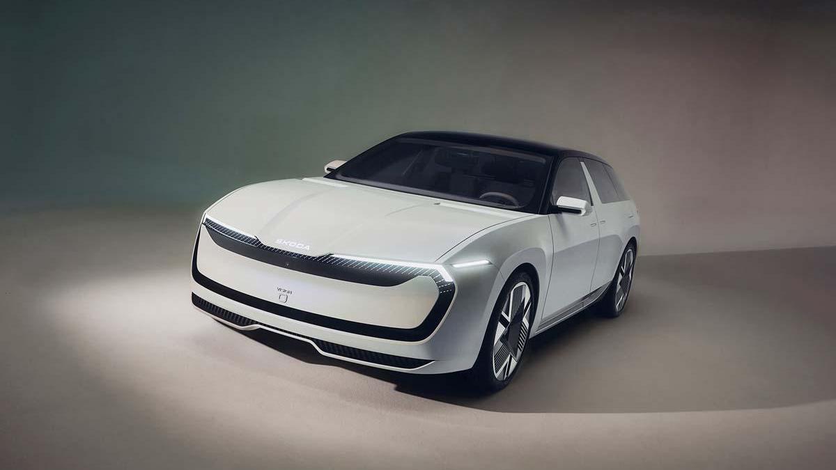 Škoda, elektrikli Station Wagon modeli Vision Oyu tanıttı