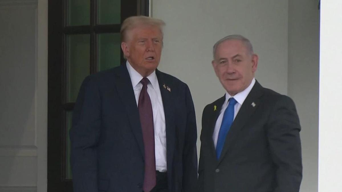 SON DAKİKA HABERİ: Trump-Netanyahu görüşmesi başladı