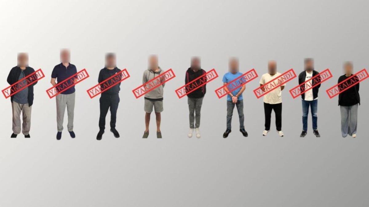 Kırmızı bültenle uluslararası seviyede aranan 9 suçlu Türkiye'ye getirildi