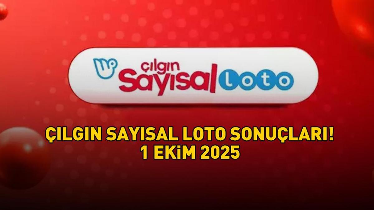 ÇILGIN SAYISAL LOTO SONUÇLARI 1 EKİM 2025 | Büyük ikramiye 212.442.182 TL! Çılgın Sayısal Loto sonuçları açıklandı mı, saat kaçta açıklanır?