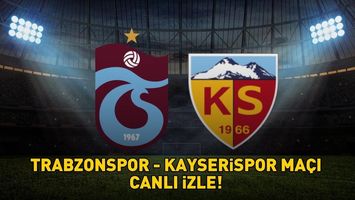 BEIN SPORTS 1 TRABZONSPOR KAYSERİSPOR MAÇI CANLI İZLE ŞİFRESİZ