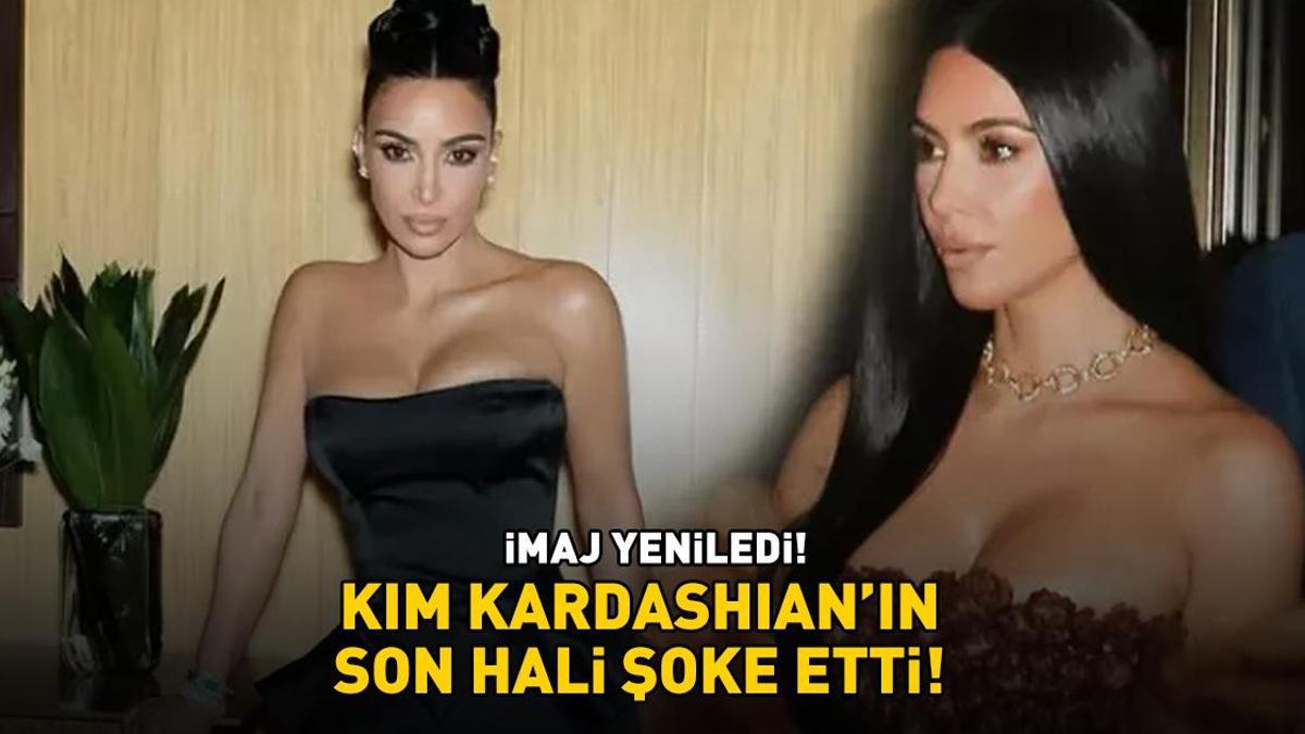 İmaj tazeledi! Kim Kardashian'ın son hali şoke etti! 'Tıpkı annesi!'