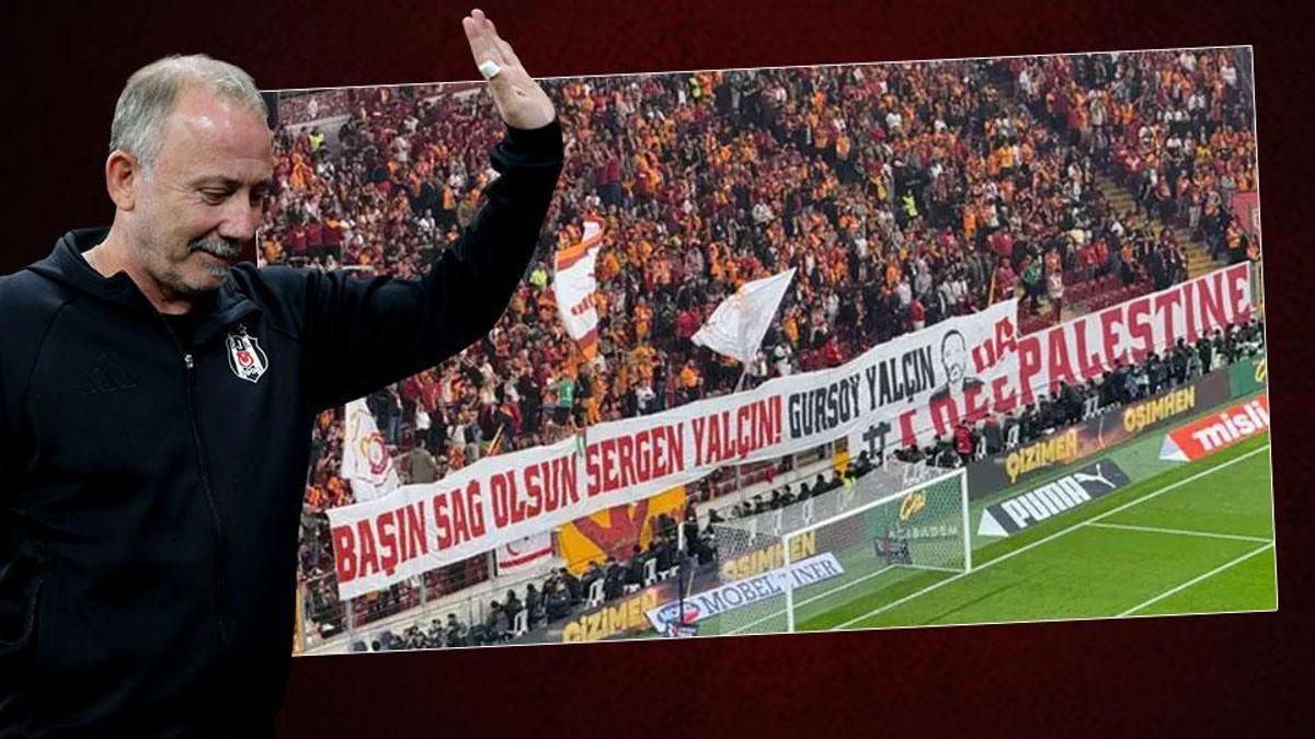 Galatasaray taraftarından Sergen Yalçın’a anlamlı jest