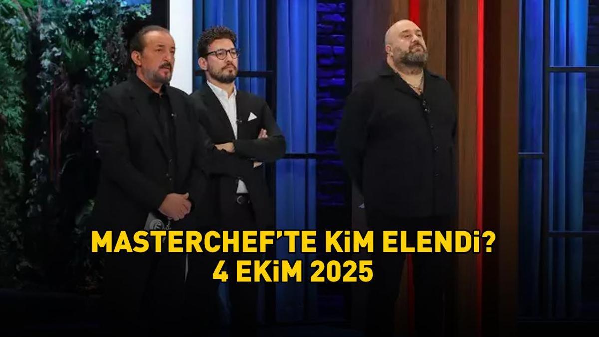 MASTERCHEF’TEN ELENEN YARIŞMACI 4 EKİM 2025 | MasterChef’ten kim elendi? Deniz, Furkan, Mert, Murat Can, Onur, Çağatay ve Sezer potada!