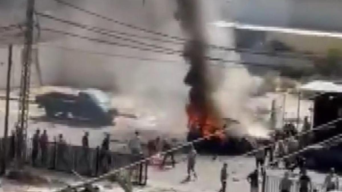 İsrail'den Lübnan'da İHA'lı saldırı! Aracı vurdu: 2 ölü