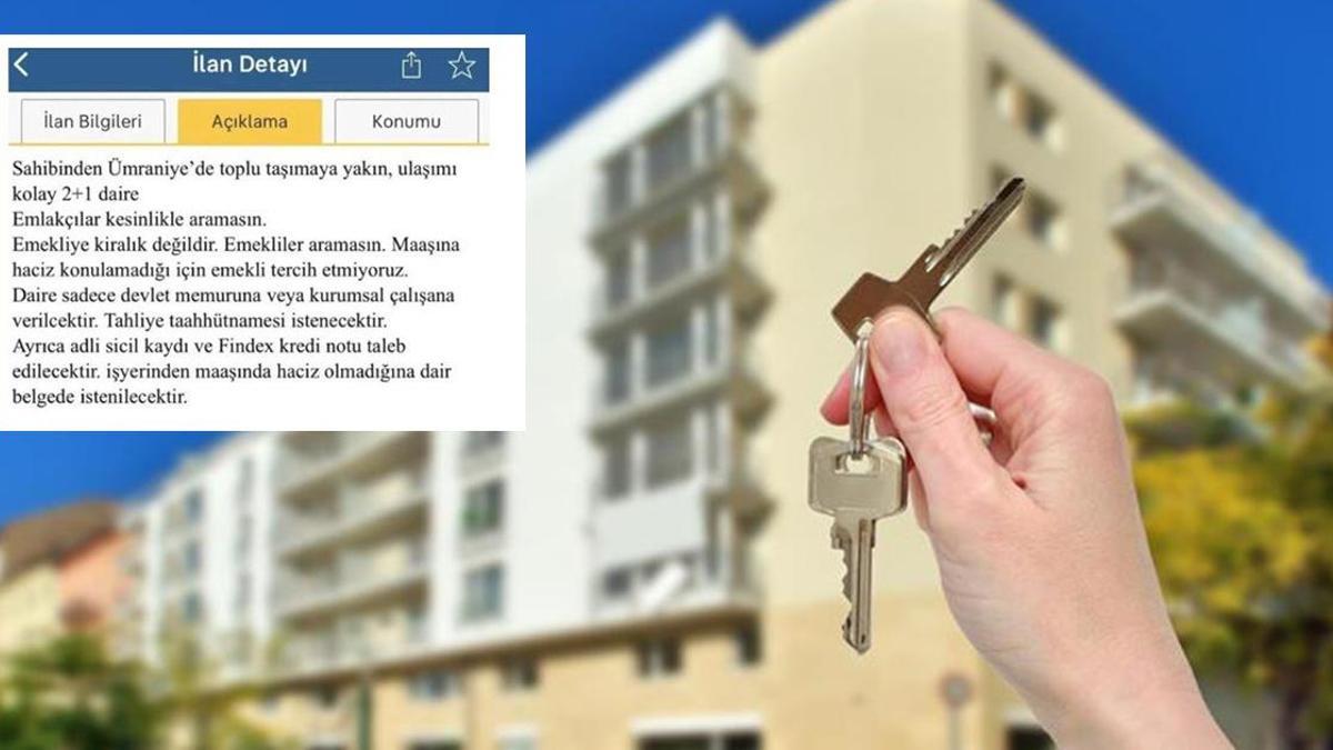 Ticaret Bakanlığı harekete geçti! 'Emekliye kiralık değildir' ilanına ceza