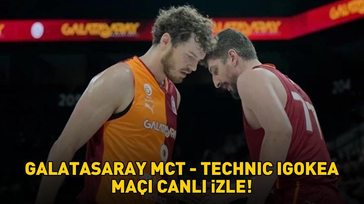 GALATASARAY MCT - TECHNIC IGOKEA MAÇI TRT SPOR CANLI İZLE | Basketbol Şampiyonlar Ligi TRT SPOR Galatasaray MCT Technic-Igokea maçı canlı yayın bilgisi