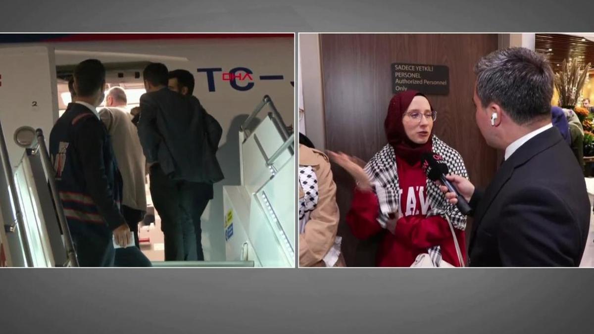 2. Gazze filosu kafilesi de döndü! 15 Türk aktivis…