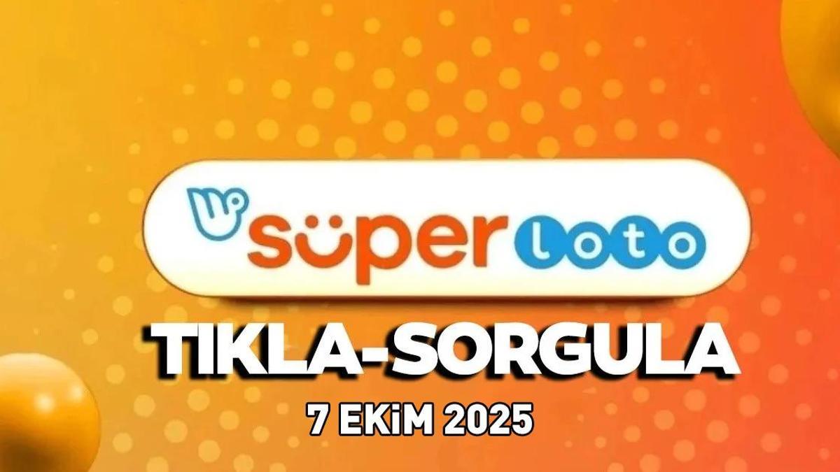 SÜPER LOTO SONUÇLARI 7 EKİM 2025 | 22.846.382 TL büyük ikramiye! Süper Loto sonuçları açıklandı mı, saat kaçta açıklanır? Sonuç sorgulama!