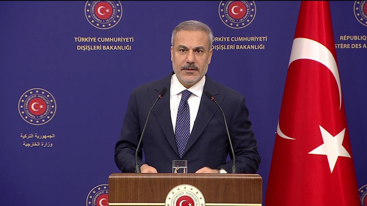 SON DAKİKA | Dışişleri Bakanı Hakan Fidan mevkidaşı Şeybani ile ortak basın açıklamasında bulunuyor