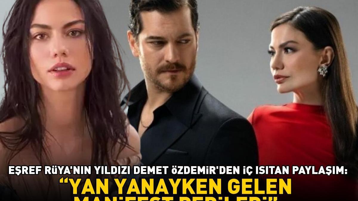 Eşref Rüya’nın Nisan’ı Demet Özdemir’den iç ısıtan poz: ‘Yan yanayken gelen manifest perileri’