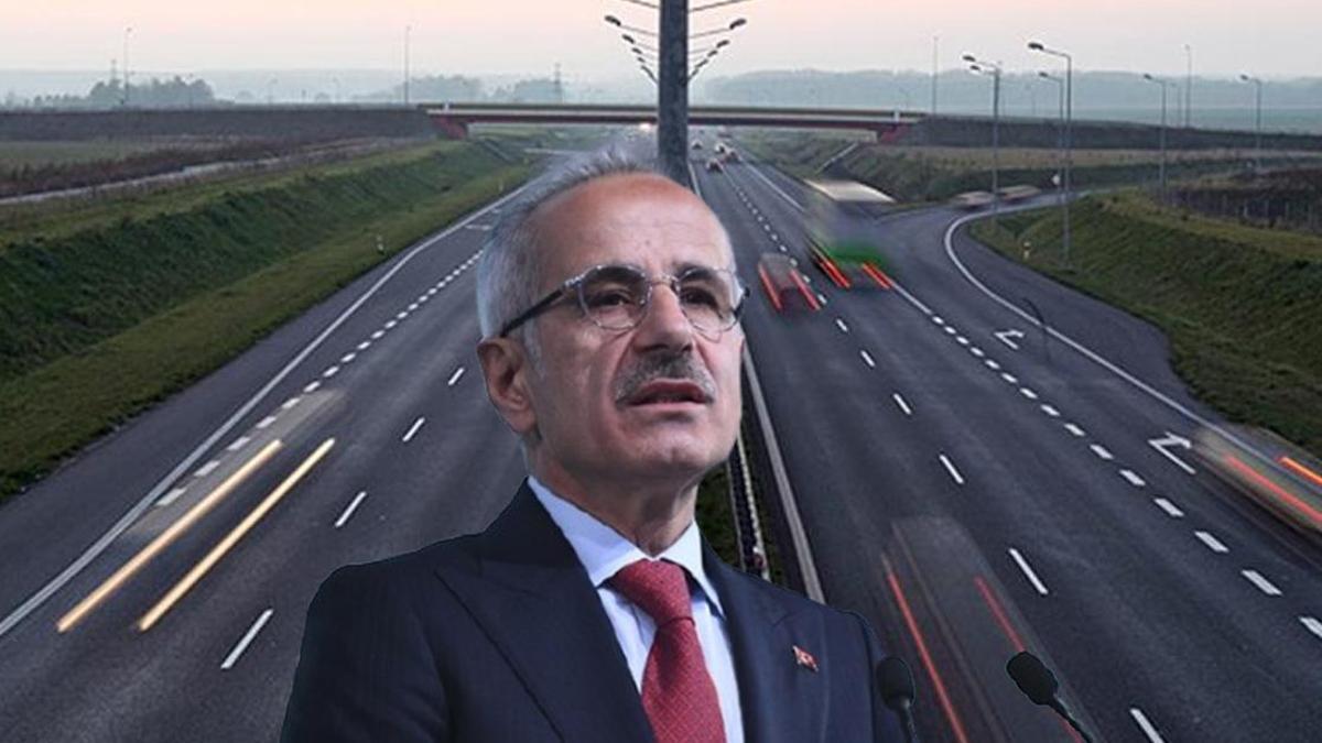 Bakan Uraloğlu müjdeyi verdi! Saatler süren yol 43 dakikaya düşecek