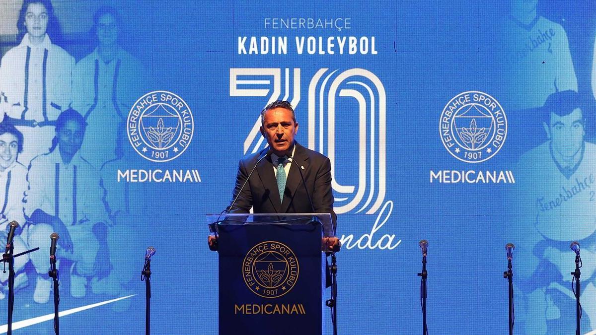 Ali Koç, Fenerbahçe Kadın Voleybol Takımı’nı tebrik etti