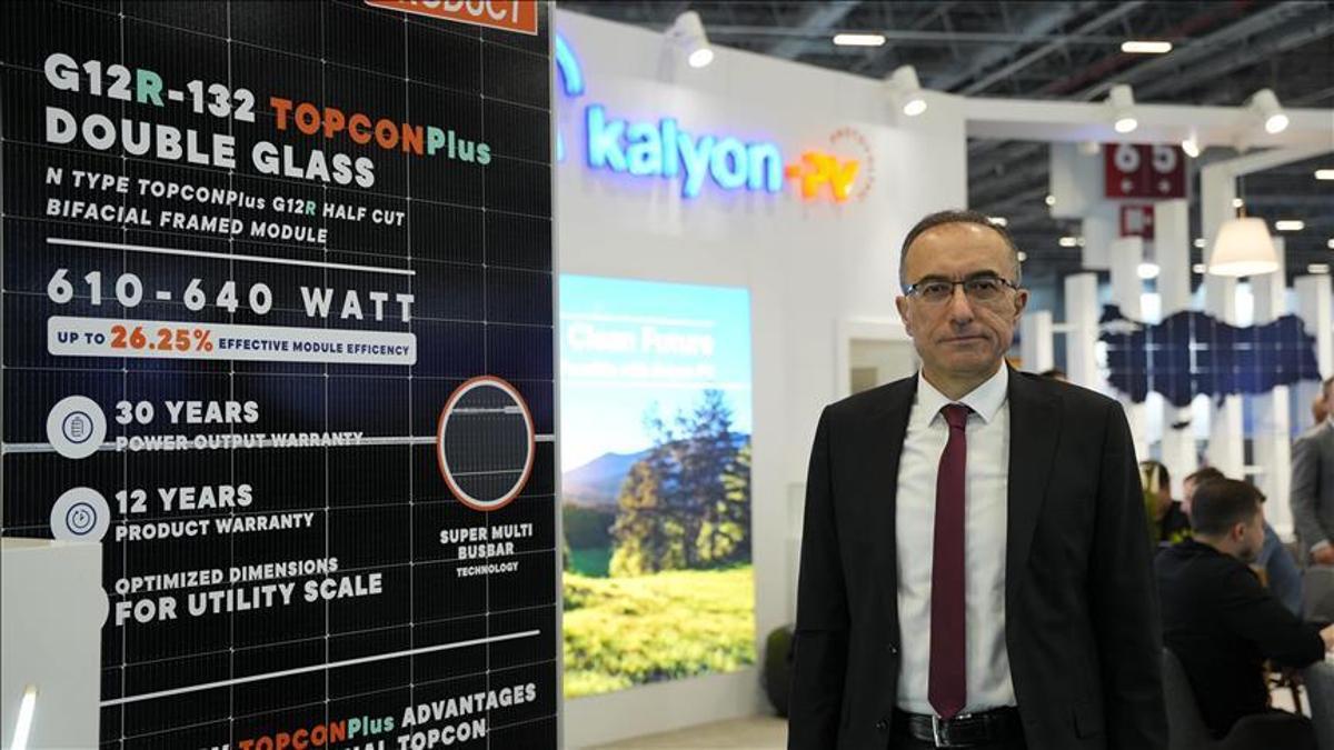 Kalyon PV, TOPCONPlus teknolojili güneş panelini EIF 2025'te tanıttı