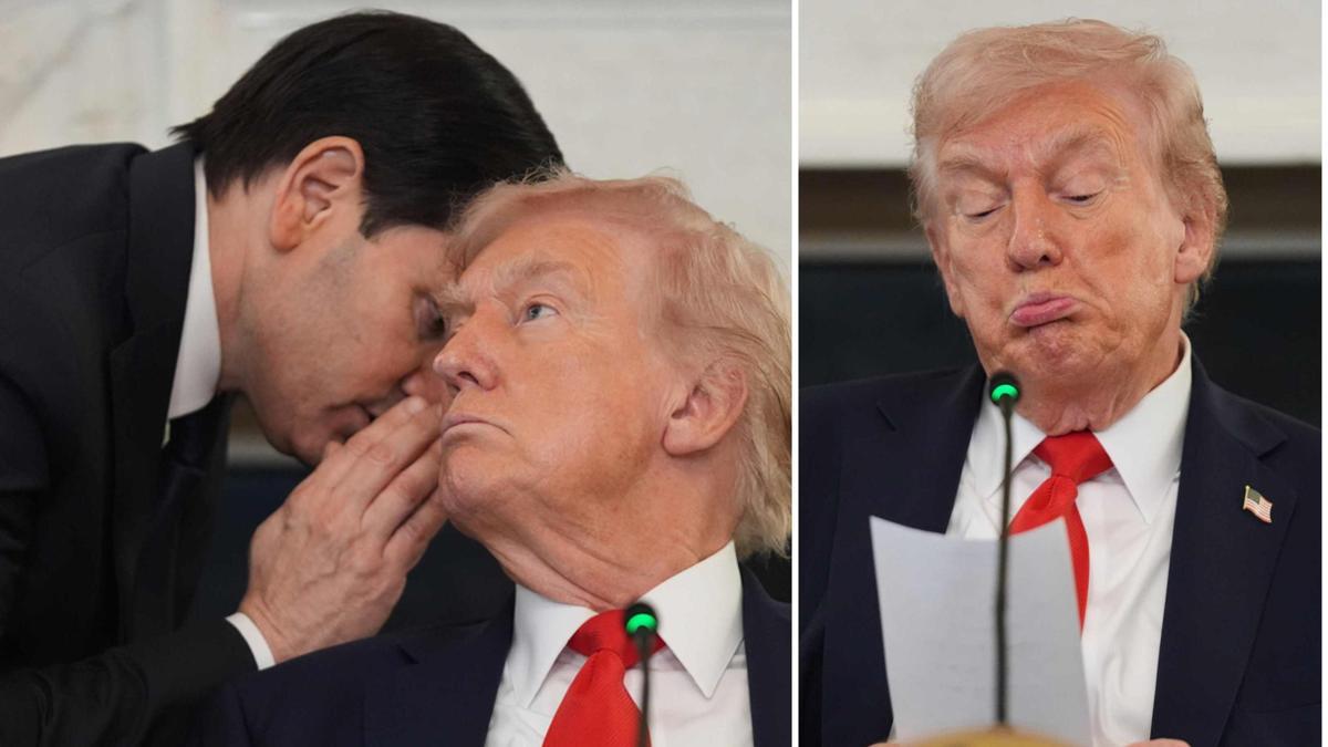 Trump, Busha nazire mi yaptı? Dünyanın konuştuğu o an...