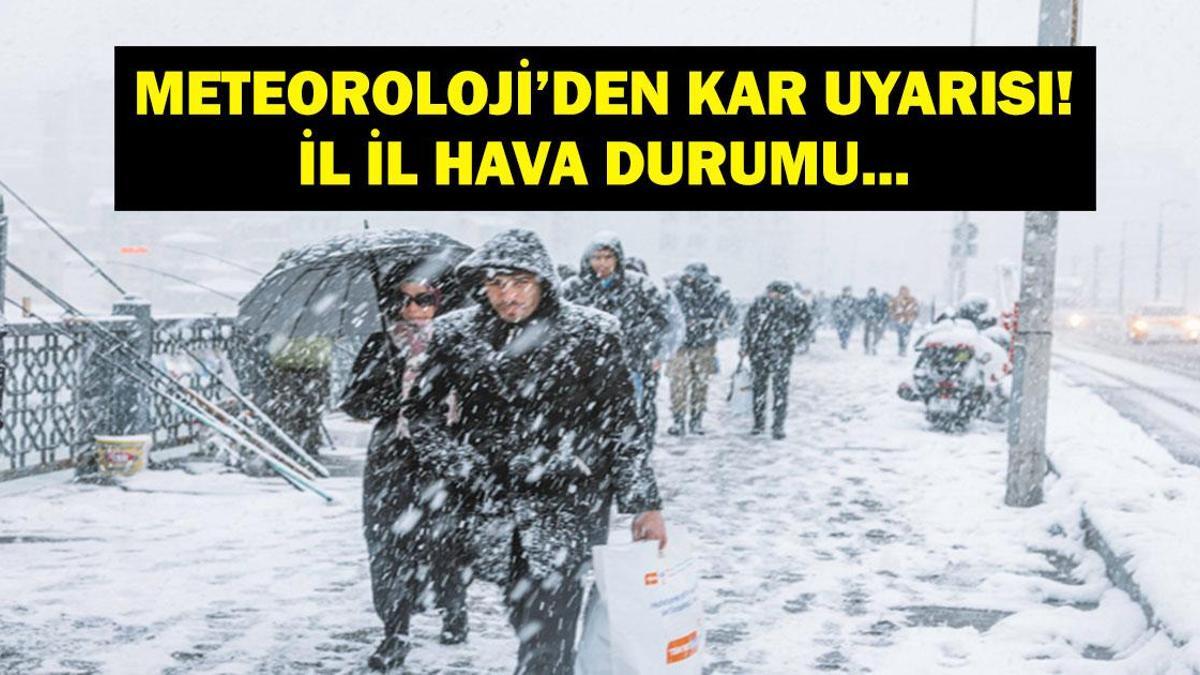 KAR GELİYOR! 12 EKİM HAVA DURUMU: Bugün Hava Nasıl…