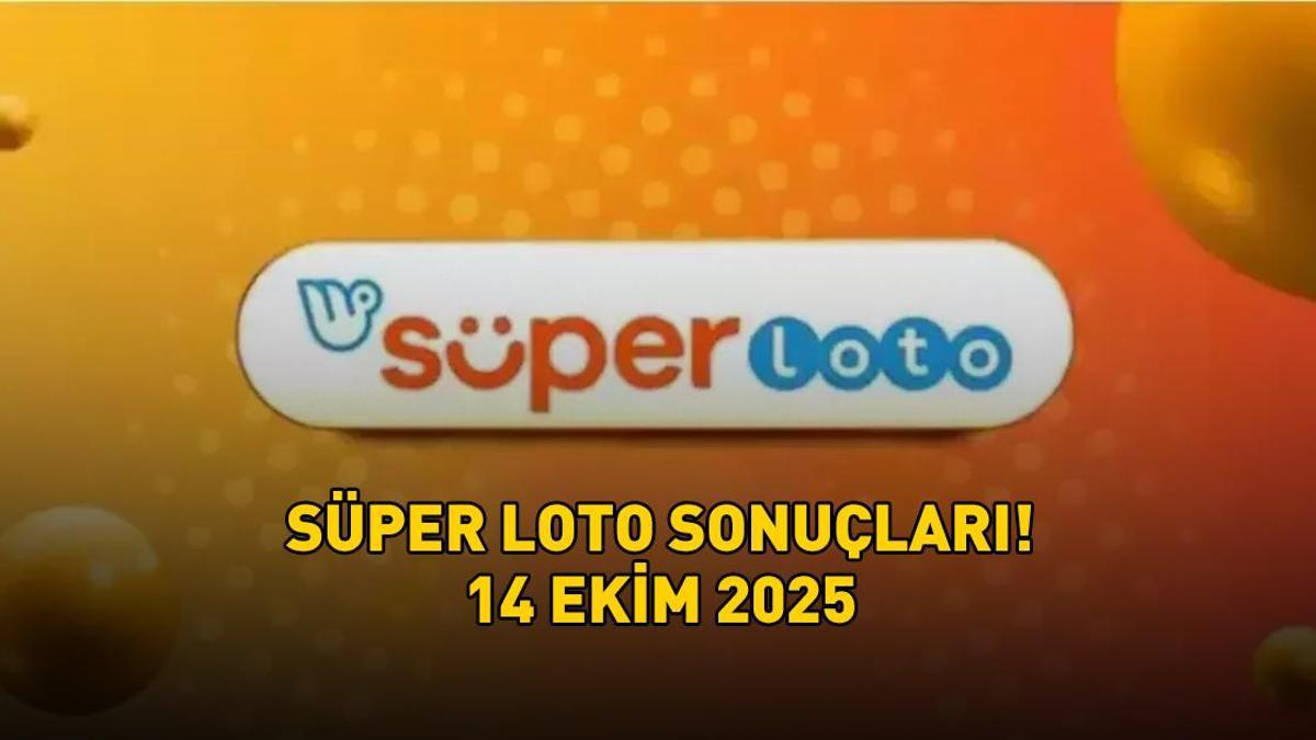 SÜPER LOTO SONUÇLARI 14 EKİM 2025 | 50.757.289 TL büyük ikramiye! Süper Loto sonuçları açıklandı mı, saat kaçta açıklanır?
