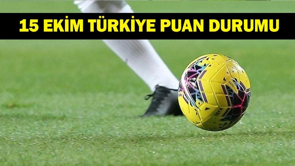 15 EKİM TÜRKİYE PUAN DURUMU TABLOSU! A Milli Takım E grubu puan durumu ne oldu?