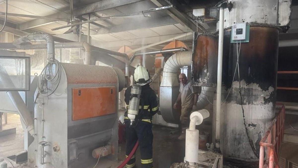 Mardinde un fabrikasında yangın