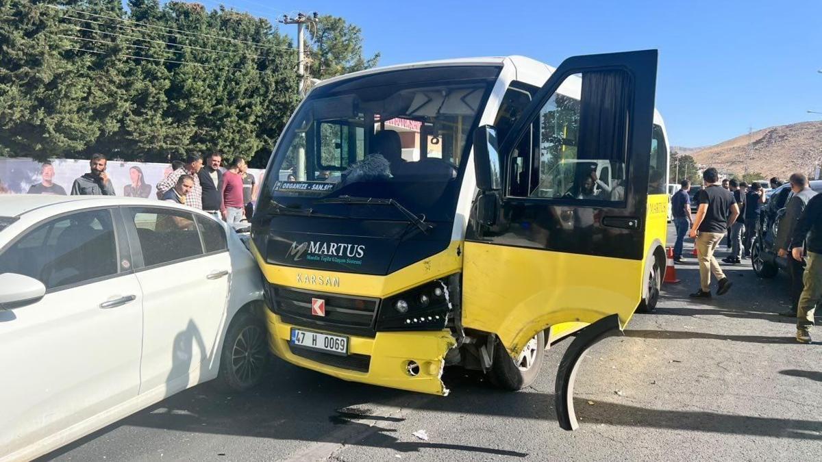 Mardinde zincirleme kazada 3 yaralı