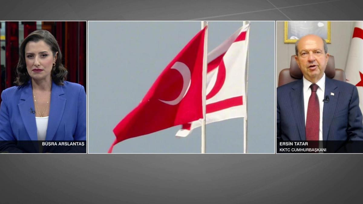 SON DAKİKA... KKTCnin seçimine 3 gün kaldı: Ersin Tatar CNN TÜRKte