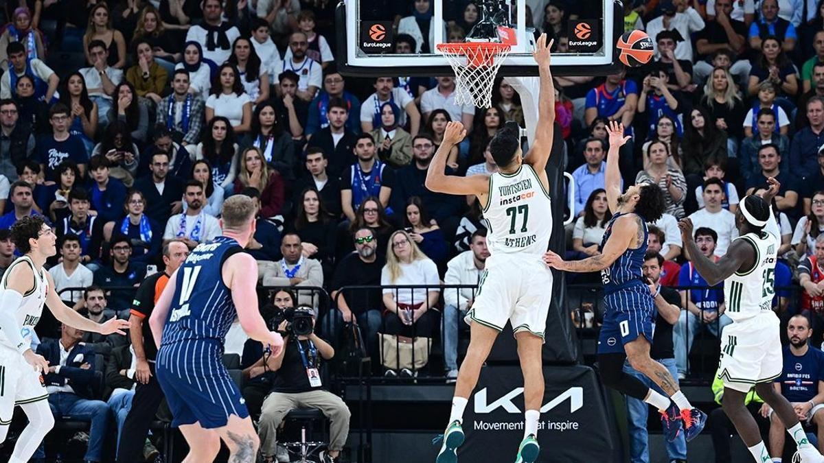 Son Dakika Spor Haberi | Anadolu Efes, sahasında Panathinaikosa kaybetti