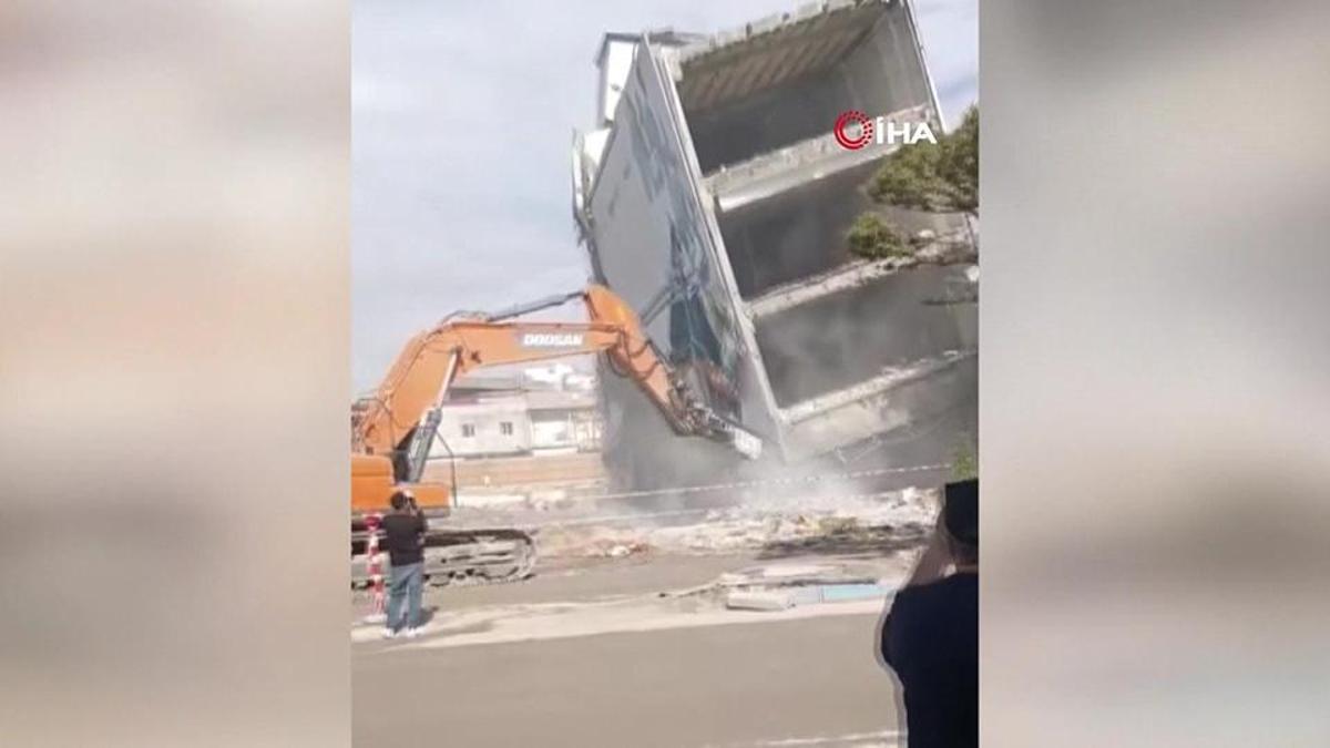 Kahramanmaraşta yıkım kontrolden çıktı