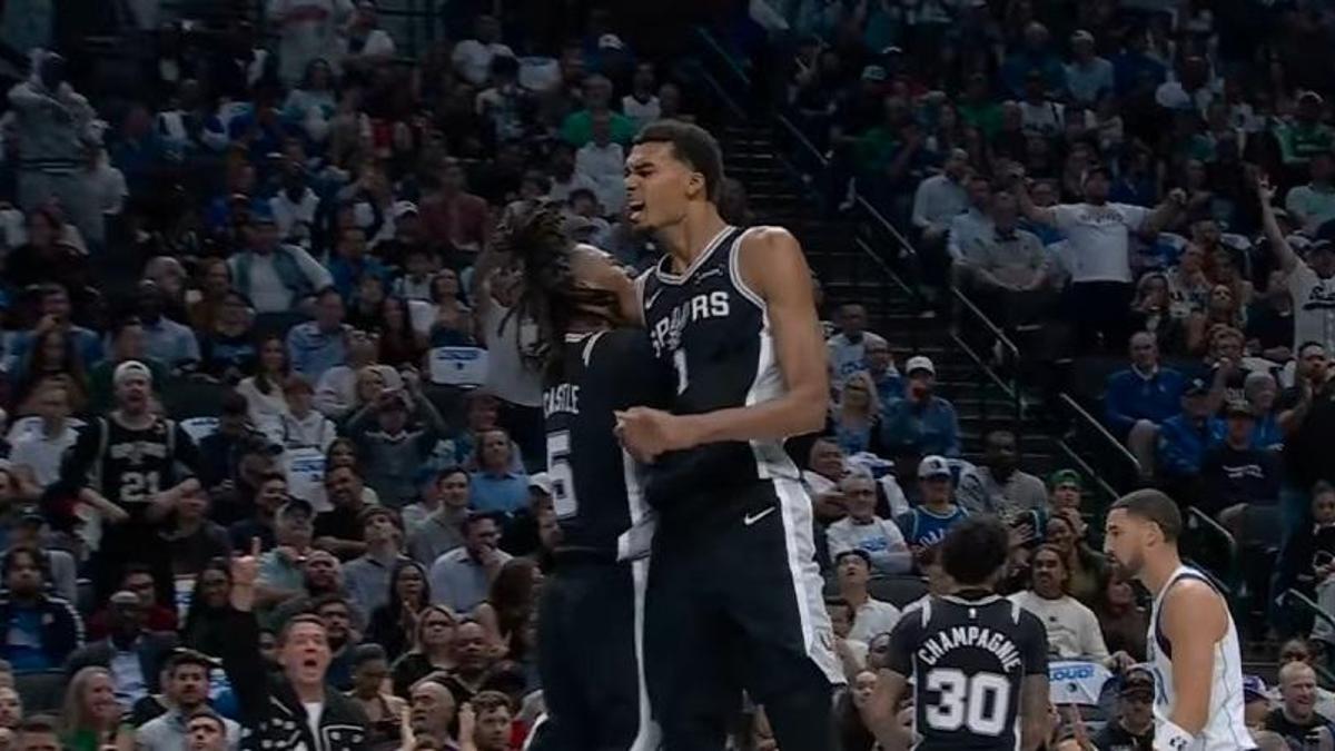 Victor Wembanyama, yeni sezonu 40 sayı 15 ribauntla açtı