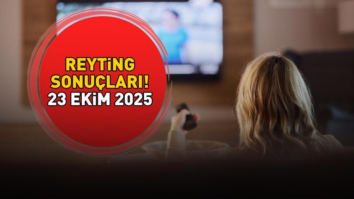 REYTİNG SONUÇLARI 23 EKİM 2025 | Reyting sonuçları açıklandı mı, kim birinci oldu? Fenerbahçe - Stuttgart maçı, Güller ve Günahlar, MasterChef...