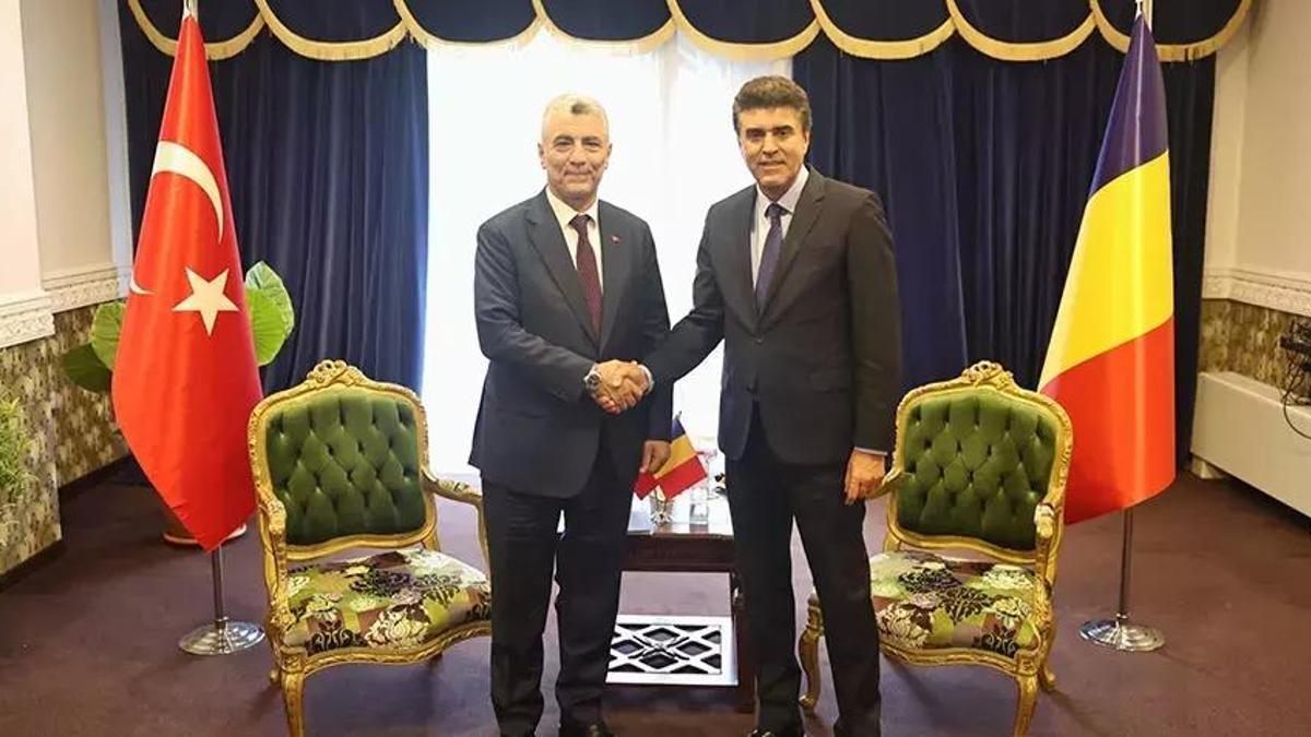 Bakan Bolat, Romanya Yatırım ve Dış Ticaret Ajansı Başkan Vekili Frunzulica ile görüştü