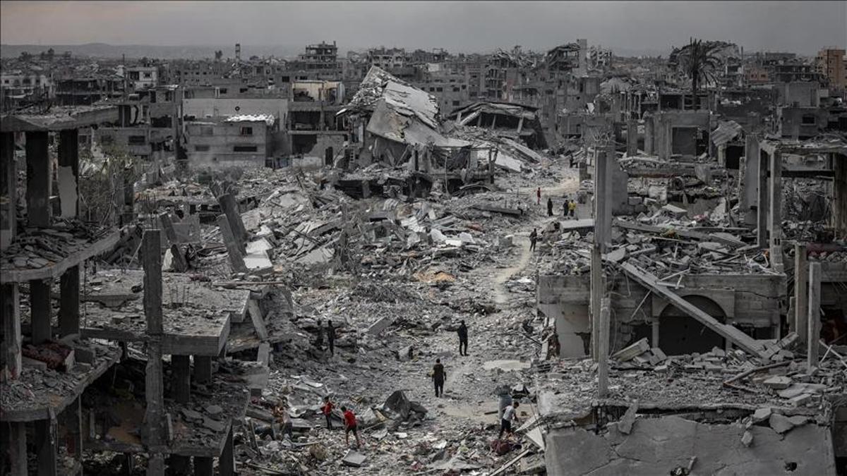 Gazze'nin acı tablosu: Metrekareye 169 kg moloz