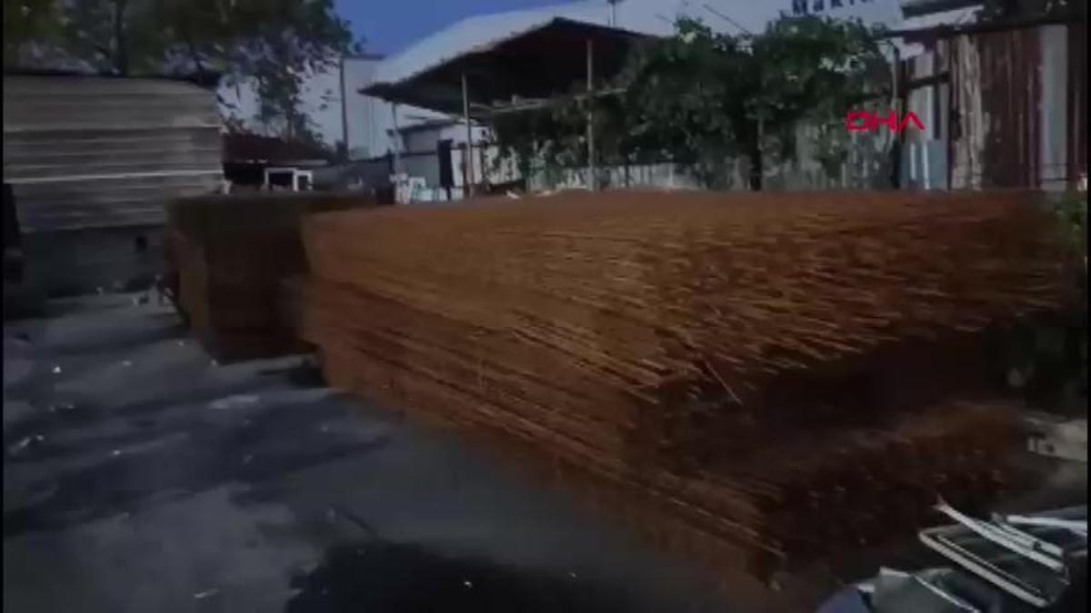 Yapı firmasından 18 ton çelik hasır çalan 2 şüpheli tutuklandı