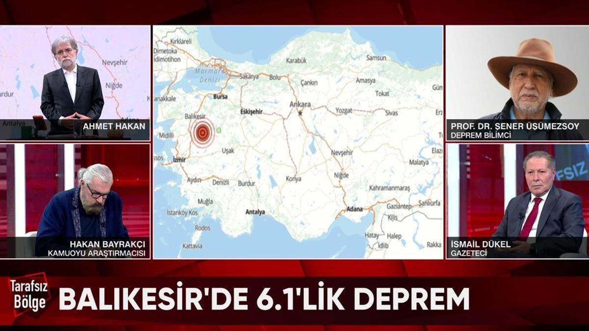 SON DAKİKA HABERİ: Balıkesir'de 6.1'lik deprem! Prof.Dr. Şener Üşümezsoy CNN TÜRK'te: Artçı deprem değil