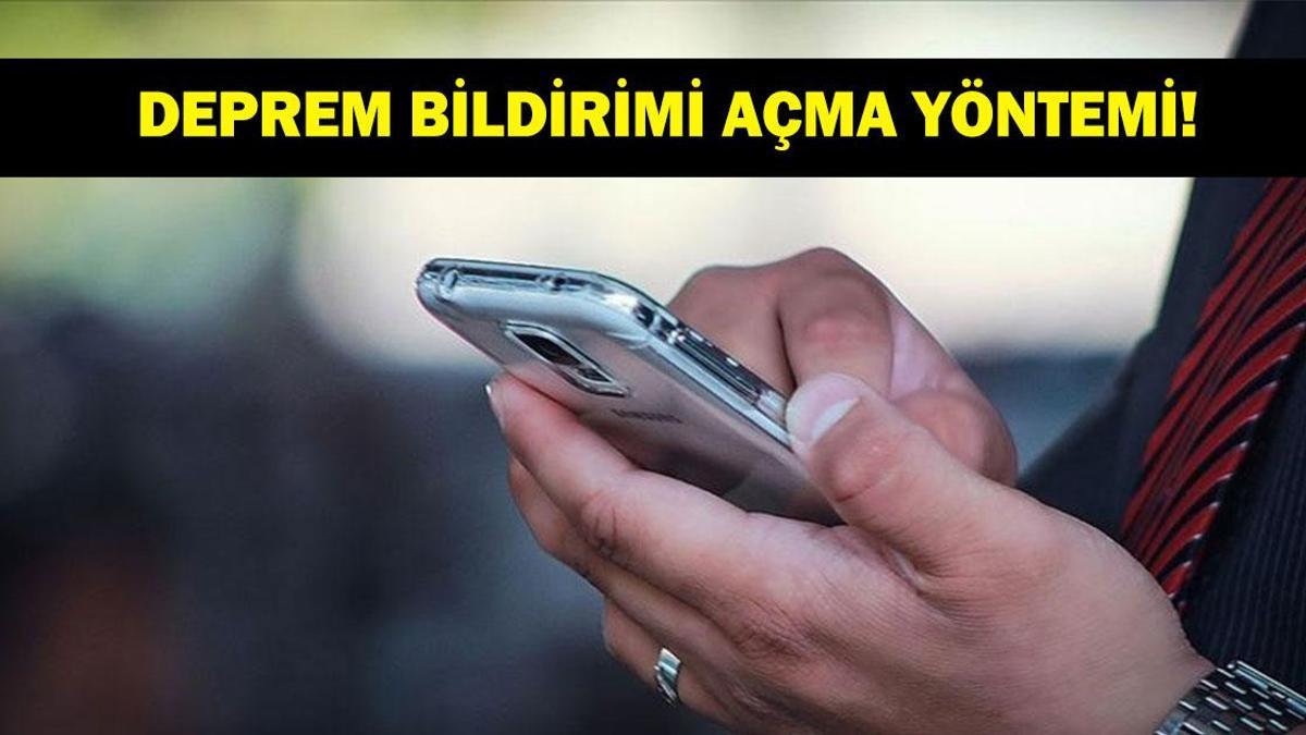 iPHONE DEPREM BİLDİRİMİ AÇMA YÖNTEMİ! iPhone, Samsung, Xiaomi, Oppo, Huawei deprem uyarı sistemi nasıl açılır?