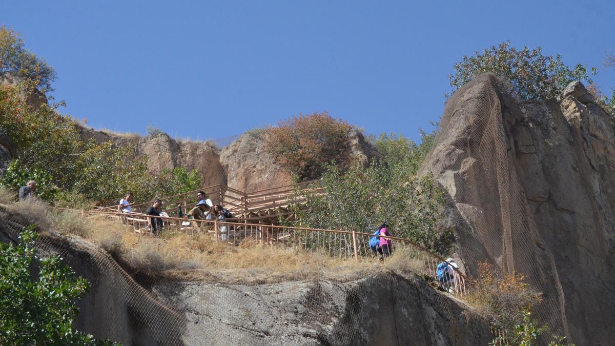 Ihlara Vadisi'nde sonbahar yoğunluğu
