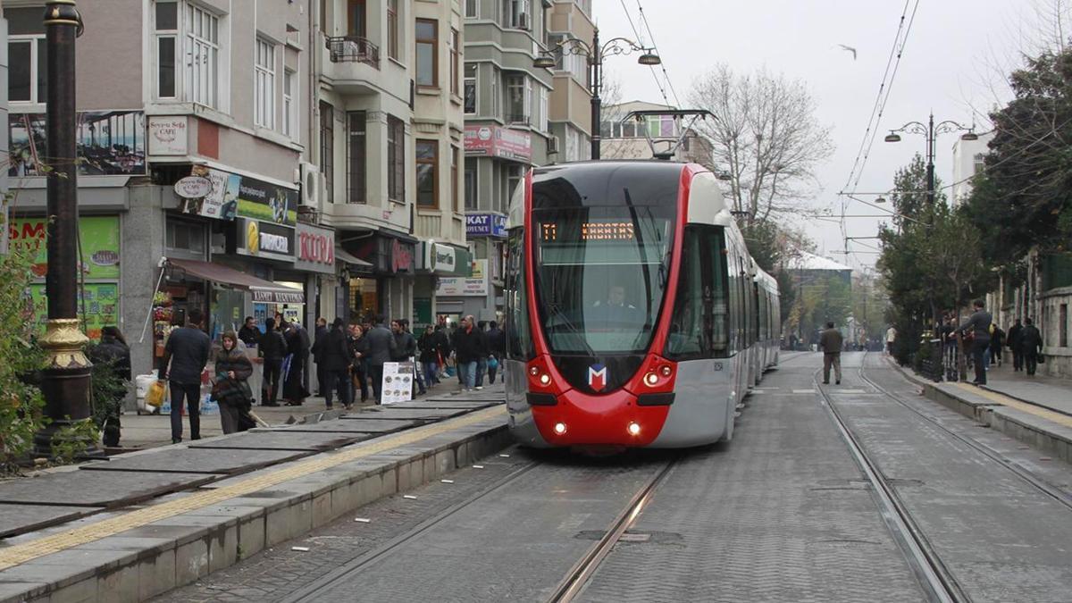 İstanbul'daki tramvay seferlerinde değişiklik yapıldı