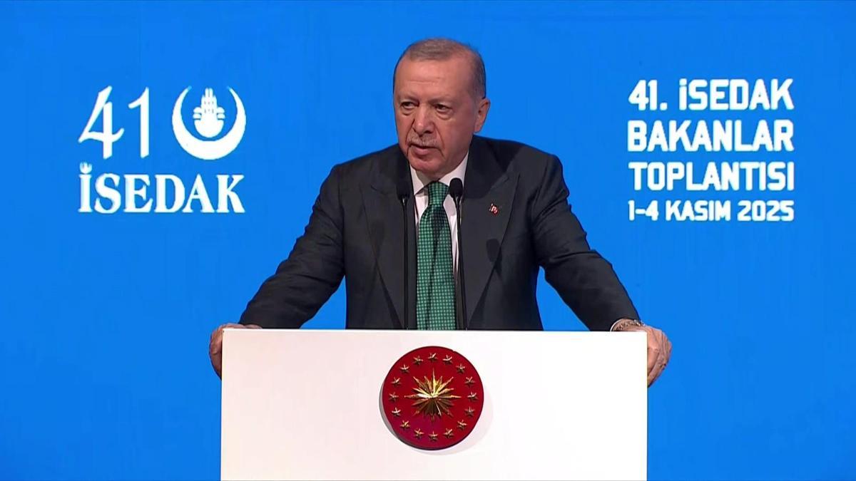 SON DAKİKA | Cumhurbaşkanı Erdoğan 41. İSEDAK Toplantısı Açılış Töreni'nde önemli açıklamalarda bulunuyor