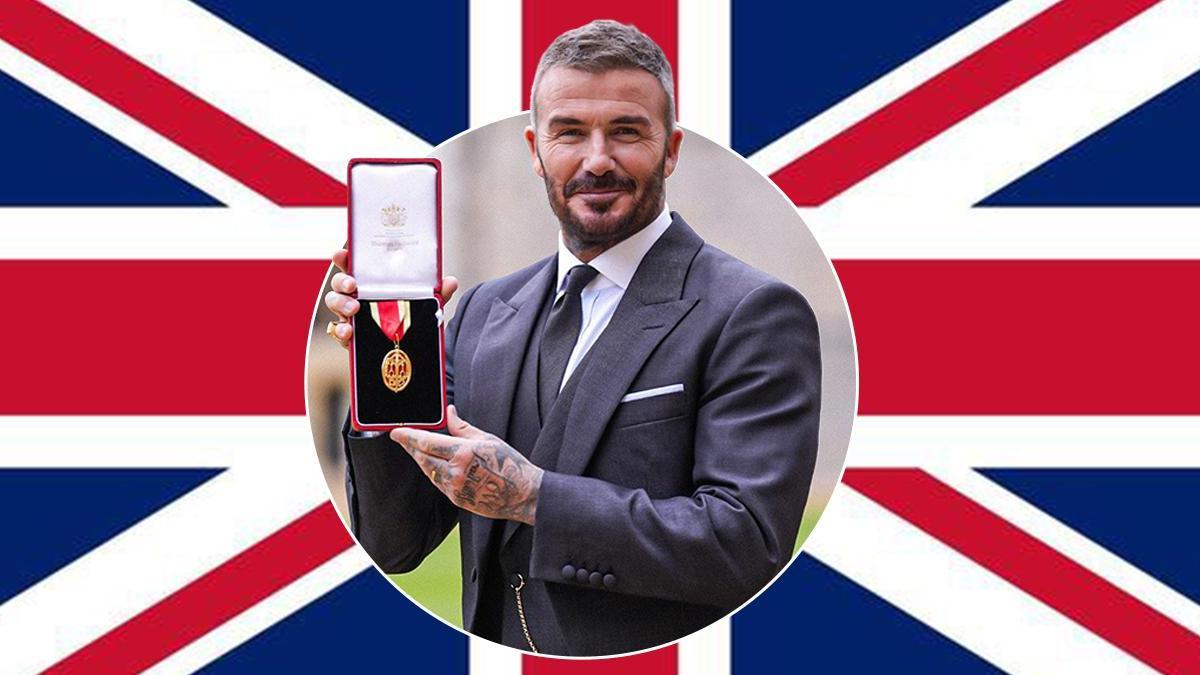 Eski futbolcu David Beckham’a şövalye ünvanı verildi