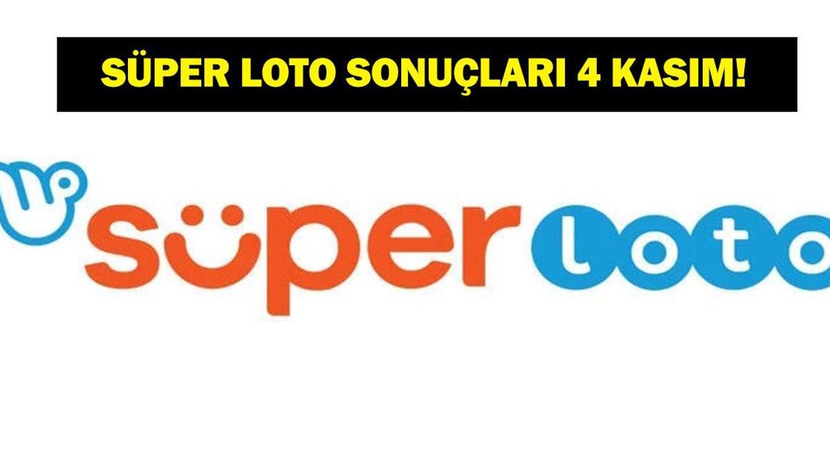 SÜPER LOTO SONUÇLARI 4 KASIM! Süper Loto sonuçları sorgulama ekranı linki