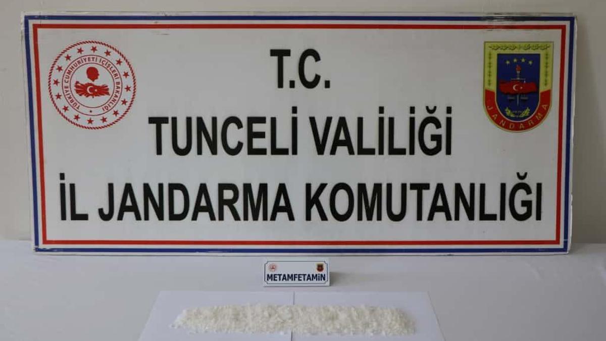 Tuncelide jandarmadan uyuşturucu operasyonu: 1 tutuklama