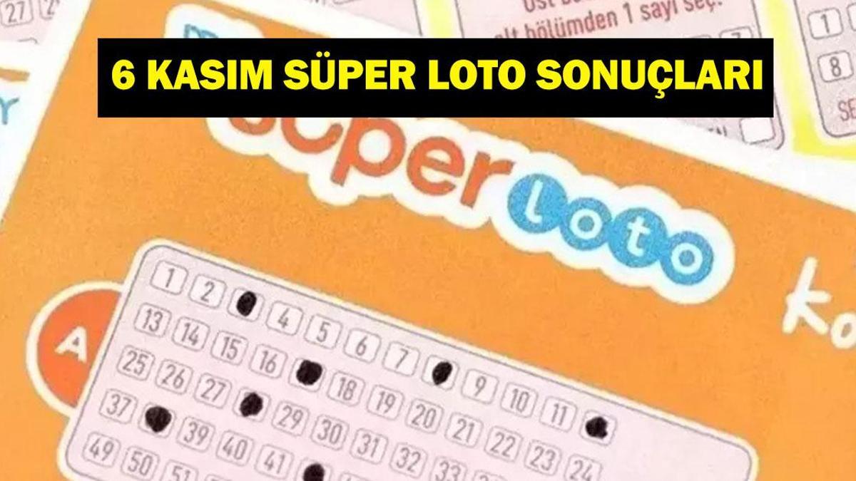 SÜPER LOTO SONUÇLARI 6 KASIM! Süper Loto sonuçları nereden ve nasıl öğrenilir?