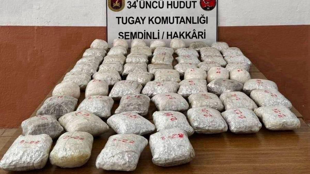 MSB: Hudut hattında 32 kilo gram uyuşturucu ele geçirildi