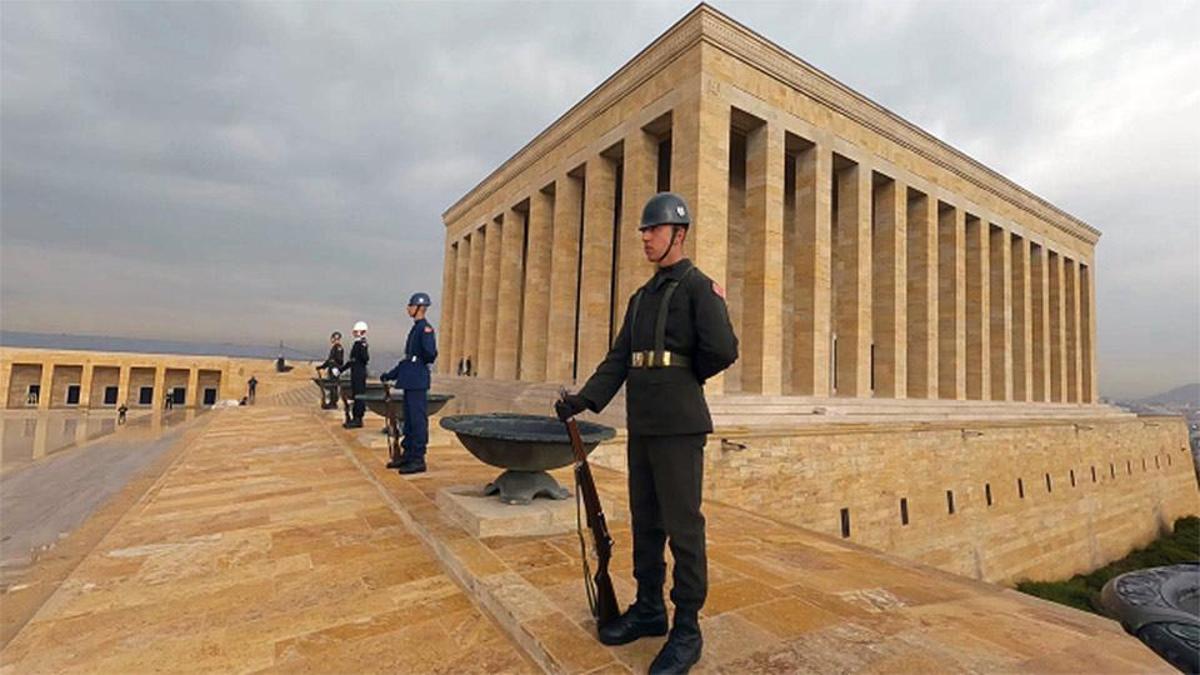 Atatürk'ün ebedi istirahatgahı Anıtkabir dronla görüntülendi