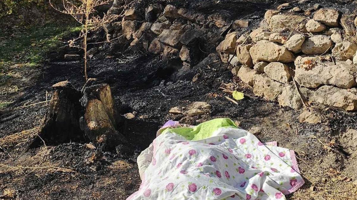 Bahçesindeki otları yakarken alevlerin arasında kalıp öldü