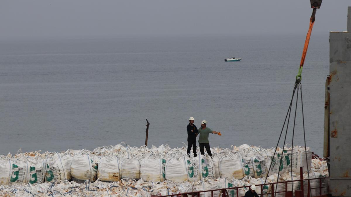 Kocaeli'de karaya oturan gemideki yükün tahliyesine başlandı