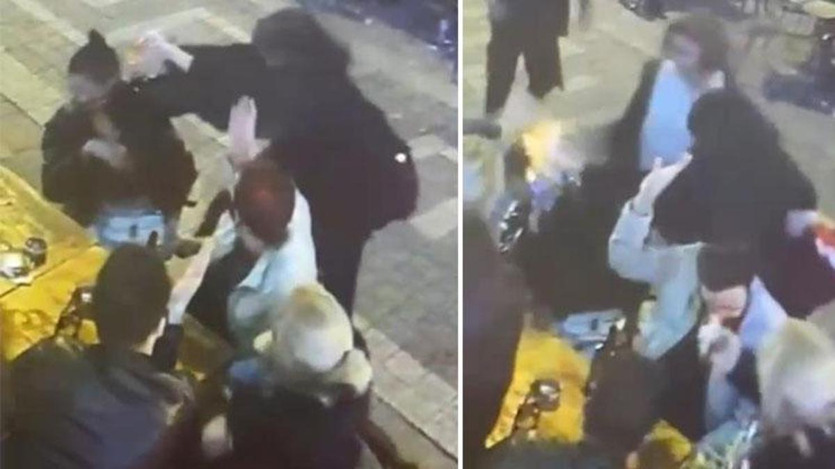 Kadıköy'de korkunç anlar! Kadının üzerine yanıcı madde atıp kaçtı